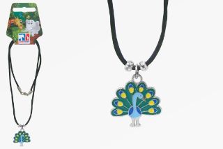 Obrázek z Řetízek s přív. páv, kov, barevný (12) 